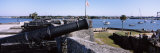 Cannon on a Fort with a Sea, Castillo De San Marcos National Monument, St. Augustine, Florida, USA Photographic Print by Panoramic Images 