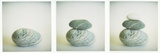 Polaroid Triptych of Sea-Worn Pebbles Created Using Three Polaroid Images Photographic Print by Lee Frost