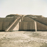 Ziggurat in Sumerian City Dating from around 4500-400Bc, Ur, Iraq, Middle East Lámina fotográfica por Richard Ashworth