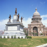 Alamo Monument and the State Capitol in Austin, Texas, United States of America, North America Photographie par David Lomax