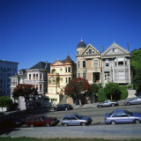 Painted Ladies of Steiner Street, Alamo Square, San Francisco, California, USA Photographie par Christopher Rennie