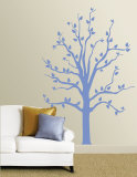 Blue Tree Muursticker