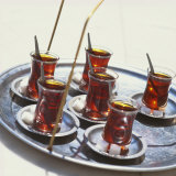 Tray of Turkish Teas, Turkey, Eurasia Fotografie-Druck von John Miller