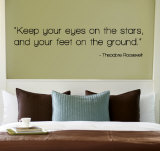 Eyes on the Stars - Theodore Roosevelt Wall Decal