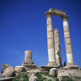 Roman Temple of Hercules, Dating from 169-180 AD, Jebel Al-Qal'A, Amman, Jordan, Middle East Photographie par Christopher Rennie