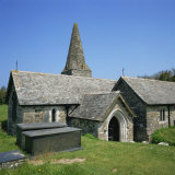 Church of St. Enodor, Rock, Cornwall, England, United Kingdom, Europe Photographic Print by Michael Jenner