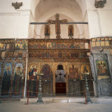 Iconostasis in Former Monastery of Apostolos Varnavas, St. Barnabas, North Cyprus Photographie par Christopher Rennie