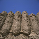 Detail of the 6th Century AD Kiz Kala Fortress in Old Merv, Turkmenia, Central Asia Photographie par Christopher Rennie