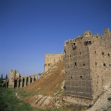 Monumental Gateway to the Arab Citadel, Built in 1260, Aleppo, Syria, Middle East Photographie par Christopher Rennie