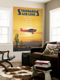 Compagnies aériennes - El Paso, Texas Reproduction murale géante