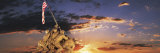 War Memorial at Sunrise, Iwo Jima Memorial, Rosslyn, Arlington, Arlington County, Virginia, USA Photographic Print by Panoramic Images 