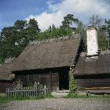 Oktorp Farmstead from Halland, Skansen Open Air Museum, Stockholm, Sweden Photographie par Christopher Rennie