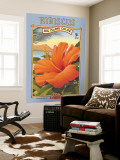 Hibiscus Wall Mural
