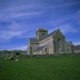 Abbey on Iona, Scotland, United Kingdom, Europe Photographic Print by Geoff Renner