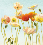 Just Being Poppies I Art by Shirley Novak