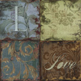 Tapestry Words III Art by Daphne Brissonnet