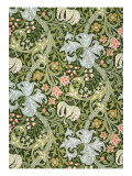 Golden Lily Wallpaper, Paper, England, Late 19th Century Lámina giclée por William Morris