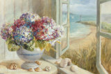 Coastal Hydrangea Prints by Danhui Nai