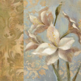 Amaryllis on Soft Blue Posters par Silvia Vassileva