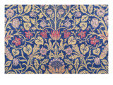 Violet and Columbine Furnishing Fabric, Woven Wool and Mohair, England, 1883 reproduction procédé giclée par William Morris