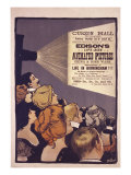 Edison's Life-Size Animated Pictures, England, 1901 Lámina giclée por Albert Morrow