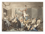 The Hunt Supper, England, 18th-19th Century Giclee Print by Thomas Rowlandson