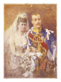 Albert, Duke of Clarence, and Princess Victoria Mary of Teck, England, Late 19th Century Reproduction procédé giclée par Walter Wilson