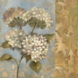 Hydrangea on Soft Blue Affiches par Silvia Vassileva