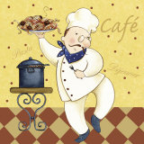 Cafe Chef Prints by Jane Maday