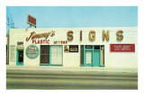 Jimmy's Sign Shop Poster