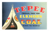 Tepee Elkhorn Coal Posters