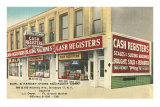 Cash Register Store Posters