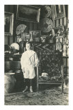 Young Boy Posing with Indian Souvenirs Posters