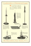 Candleholders of Hammered Copper Posters