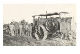Ernter mit Mähbinder Foto