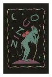Zingo Blue Monkey Posters