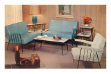 Fifties Living Room Posters