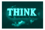 Think, Green Plakater Think, Green Plakater