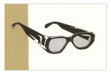 Horn Rim Eyeglasses Poster
