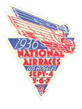 1936 National Air Races Logo Lámina giclée