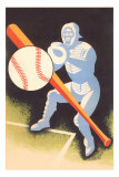 Baseball, Bat, Catcher Prints