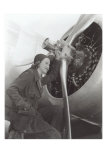Aviatrix with Prop Engine Posters
