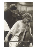 Cello and Violin Duet Giclee Print Cello and Violin Duet Giclee Print