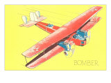 Bomber Biplane Lámina giclée Bomber Biplane Lámina giclée