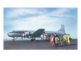 United Passengers Deplaning Lámina giclée