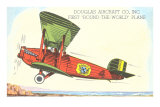 Douglas Round the World Biplane Pósters