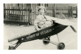 Girl in Spirit of St. Louis Model Prints