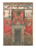 Pompeii Mural Lámina giclée