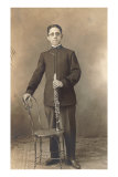 Band Member with Clarinet Pósters