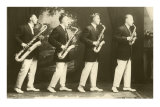 Four Saxophones Prints